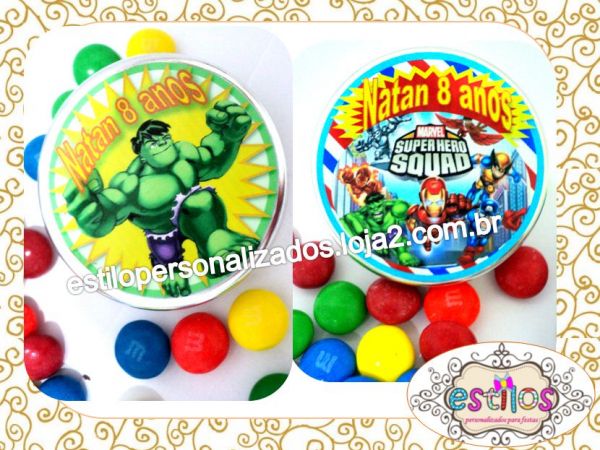 Latinha Min To Be 5cm com adesivo (vazia)